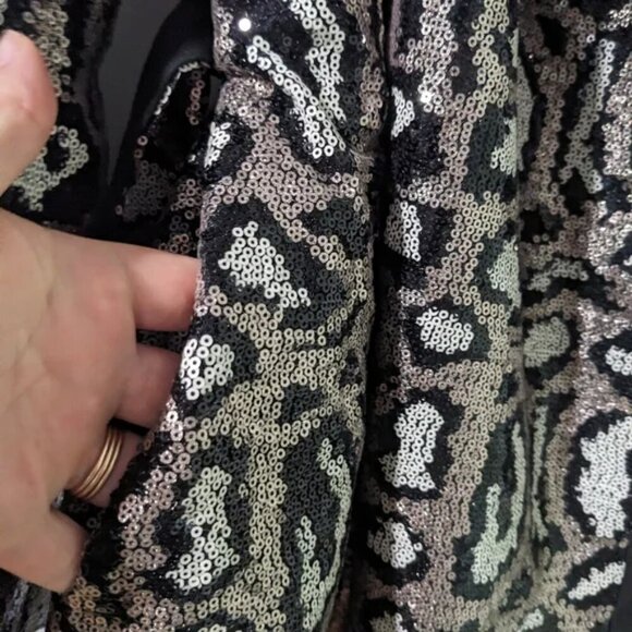 Eloquii | Sequin Leopard Jacket - Picture 7 of 15